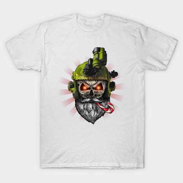 TACTICOOL SANTA CLAUS T-Shirt by Cataraga